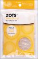 Zots Singles Clear Adhesive Dots 3D 1 Per 2 Inch X1 Per 8 Inch Thick 125 Per Pkg