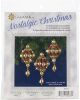 Nostalgic Christmas Beaded Crystal Ornament KitRuby and Gold Baroque Drops Makes 4