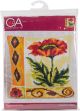 Collection D Art Stamped Needlepoint Cushion Kit 40X40cm Coquelicot Vaillant