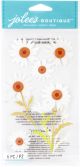 Jolees Vellum Stickers Daisies