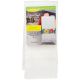 Charles Craft Maxton Velour Guest Towel 14 Count 12 Inch X19.5 Inch White