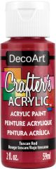 Crafters Acrylic All Purpose Paint 2oz Tuscan Red