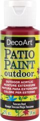 DecoArt Patio Paint 2oz Tuscan Red