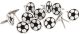 Eyelet Outlet Shape Brads 12 Per Pkg Soccer Balls