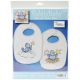 Tobin Stamped Cross Stitch Bib Pair Kit 8 inch X10 inch 2 Per Pkg Balloon Ride