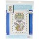 Tobin Counted Cross Stitch Kit 11 Inch X14 Inch Balloon Ride Birth Record 14 Count