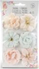 Prima Marketing Mulberry Paper Flowers Princess Per Love Story 6 Per Pkg