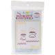 Jack Dempsey Stamped Decorative Hand Towel Pair 17 inch X28 inch Coffee Time