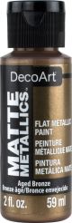 DecoArt Acrylic Matte Metallics 2oz Aged Bronze