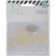 Heidi Swapp Memorydex Foiled Clear Cards 8 Per Pkg Wanderlust 3.25 InchX4 Inch