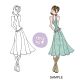 Prima Marketing Julie Nutting Mixed Media Cling Rubber Stamp Megan