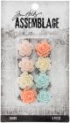 Tim Holtz Assemblage Charms 8 Per Pkg Roses