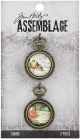 Tim Holtz Assemblage Charms 2 Per Pkg Collage Domes