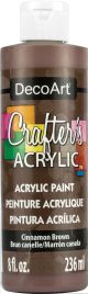 Crafters Acrylic AllPurpose Paint 8ozCinnamon Brown