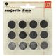 Magnetic Discs .625inches 12 Per Pkg1 32inches Thick
