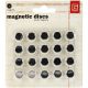 Magnetic Discs .375 Inch 20 Per Pkg 1 Per 32 Inch Thick