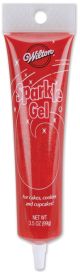 Sparkle Decorating Gel 3.5oz Red 1 pack of 1 piece