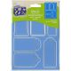 Americana Decor Stencil 6 inch X8 inch Tags and Labels