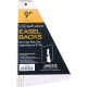 Lineco Self Stick Chipboard Easel Backs 5 Per Pkg White Single Wing 9 inch 