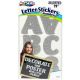 ArtSkills Self Stick Poster Letters and Numbers 72 Per Pkg Silver Glitter