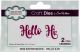 Creative Expressions Craft Dies By Sue Wilson Mini Expressions Hello And Hi
