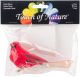 Mushroom Bird W Per Wire 5 Inch Male Cardinal