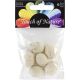 Plastic Bird Eggs 1 inch 6 Per Pkg Beige W Brown Speckles