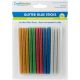 Craft Medley Dual Temp Mini Glitter Glue Sticks .27 inch X4 inch 12 Per Pkg