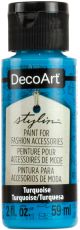 DecoArt Stylin Paint 2oz Turquoise