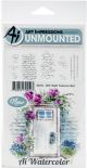 Art Impressions Watercolor Cling Rubber Stamps Wall Texture
