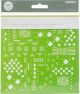 Kaisercraft Designer Template 6 inch X6 inch Tribal Collage