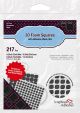Scrapbook Adhesives 3D Foam Squares Variety Pack 217 Per Pkg Black 63 .5 Inch X.5 Inch 154 .25 Inch X.25 Inch