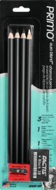 Primo Euro Blend Charcoal Pencil Kit 6pcs 