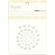 Kaisercraft Adhesive Pearls 50 Per Pkg Snow