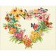 Dimensions Counted Cross Stitch Kit 14 inch X11 inch Wildflower Wreath 14 Count