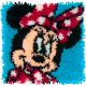 Dimensions Disney Latch Hook Kit 12 inch X12 inch Minnie Mouse