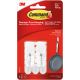 Command Medium Wire Hook 2 Per Pkg 2 White Hooks And 3 Strips