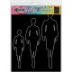 Dyan Reaveleys Dylusions Stencils 9inchesX12inchesEmmi