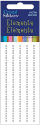 Mark Richards Crystal Stickers Elements 2mm Round 160 Per Pkg Clear