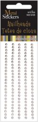 Mark Richards Metal Stickers Nailheads 3mm Round 125 Per Pkg Silver