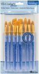 Crafters Choice Gold Taklon Brush Value Set 15 Per Pkg
