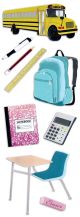 Touch Of Jolees Dimensional StickersBack To School