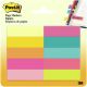 PostIt Page Markers 0.5X1.75 inches Assorted Bright