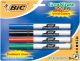Bic Great Erase Bold Dry Erase Fine Point Markers 4 Per Pkg Blue Black Red and Green