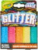 Crayola Special FX Glitter Sidewalk Chalk 5 Per Pkg