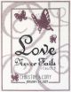 Janlynn Counted Cross Stitch Kit 6 Inch X8 Inch Love Never Fails 14 Count
