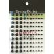 Eyelet Outlet Adhesive Pearls Multi Size 100 Per Pkg Black