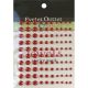 Eyelet Outlet Adhesive Jewels Multi Size 100 Per Pkg Red