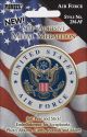 Pioneer Military Self Adhesive Metal Medallion 2 Inch Air Force