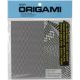 Origami Paper 5.875inchesX5.875inches 24 Per PkgDouble Sided Black and White